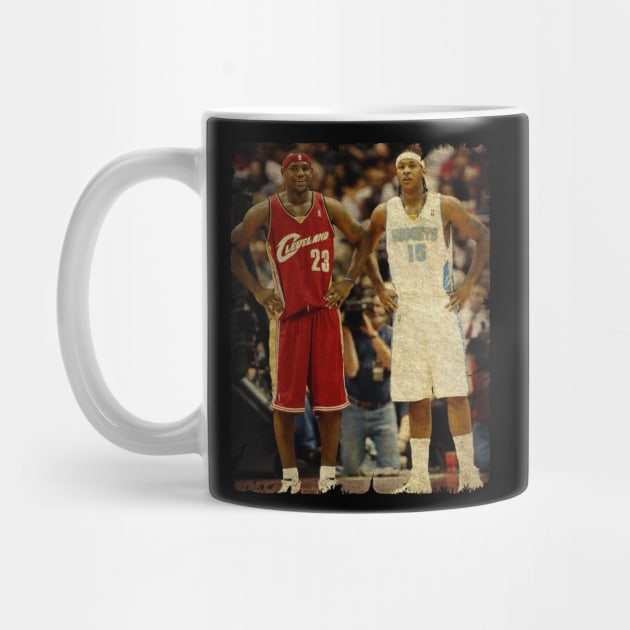 Carmelo Anthony and LeBron James by Wendyshopart